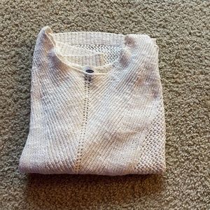 Cream 3/4 Sleeve Sweater